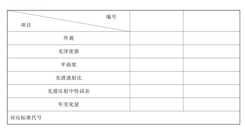 光泽度板检定证书内容