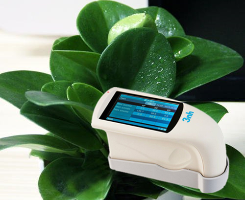 光泽度仪测量观赏植物叶片光泽